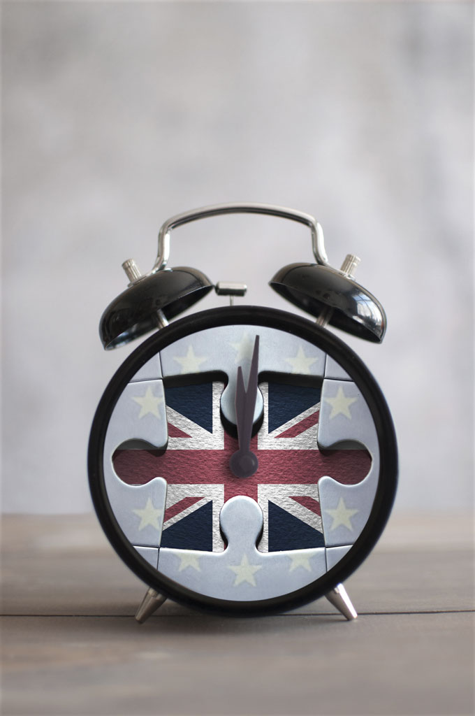 Brexit countdown alarm clock